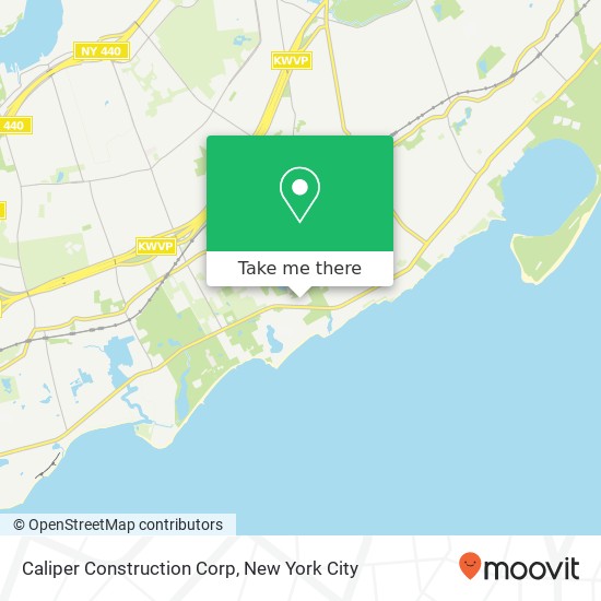 Caliper Construction Corp map