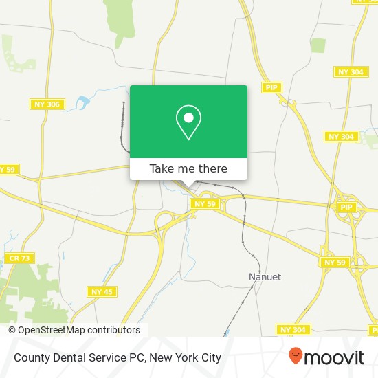 County Dental Service PC map