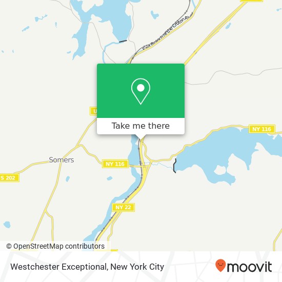 Mapa de Westchester Exceptional