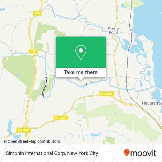 Mapa de Simonin International Corp