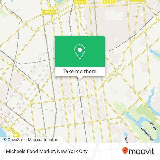 Michaels Food Market map