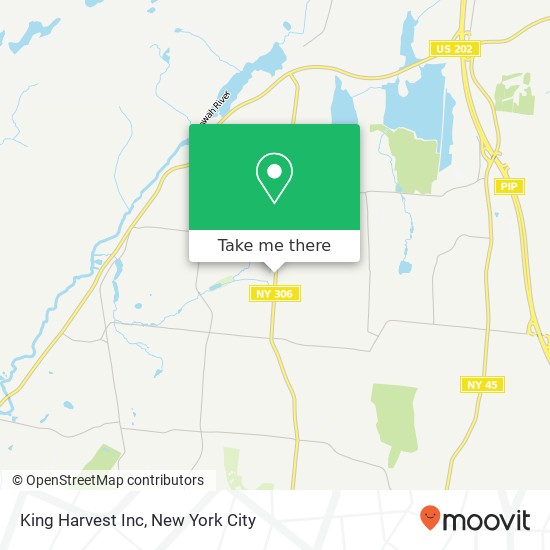 King Harvest Inc map