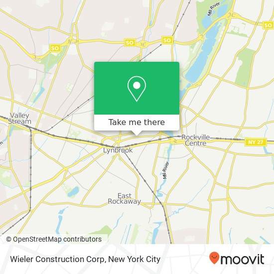 Wieler Construction Corp map