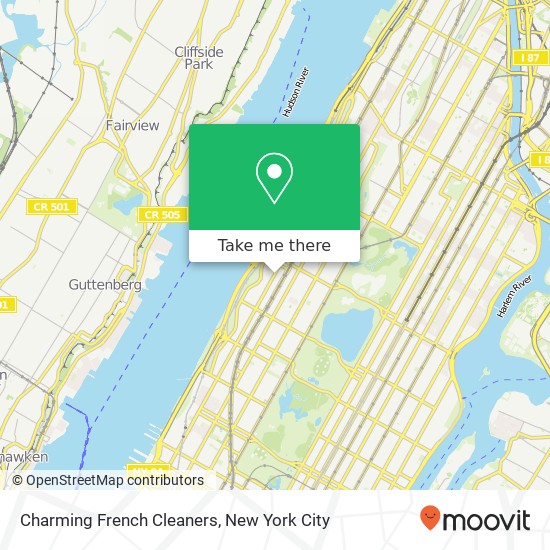 Charming French Cleaners map