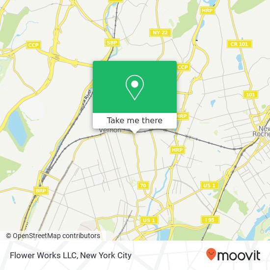 Flower Works LLC map