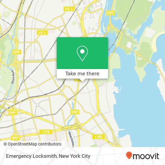 Emergency Locksmith map