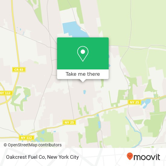Oakcrest Fuel Co map