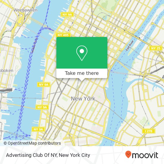 Mapa de Advertising Club Of NY