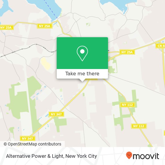 Alternative Power & Light map