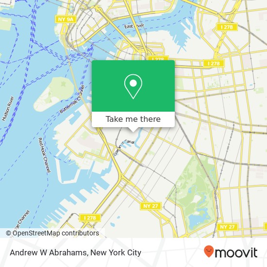 Andrew W Abrahams map