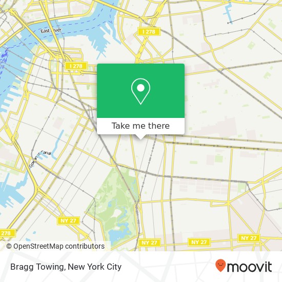 Bragg Towing map