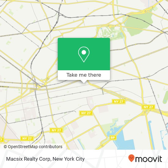 Mapa de Macsix Realty Corp