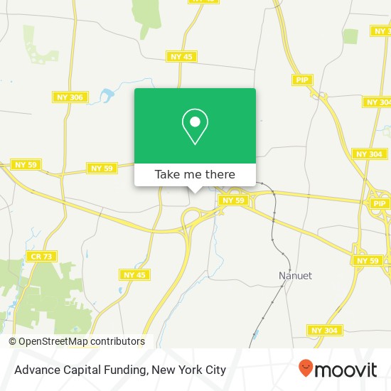 Mapa de Advance Capital Funding