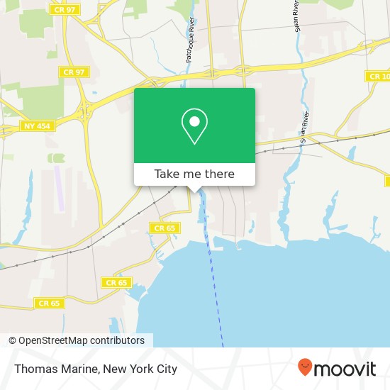 Mapa de Thomas Marine