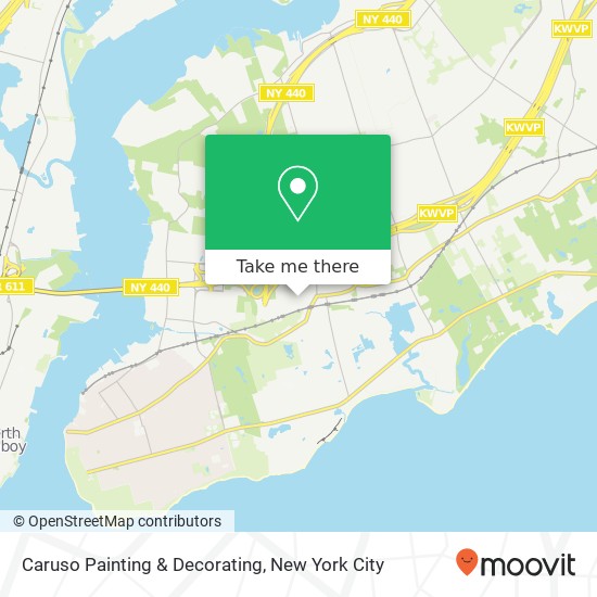 Caruso Painting & Decorating map