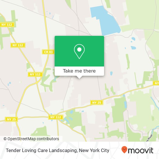 Tender Loving Care Landscaping map