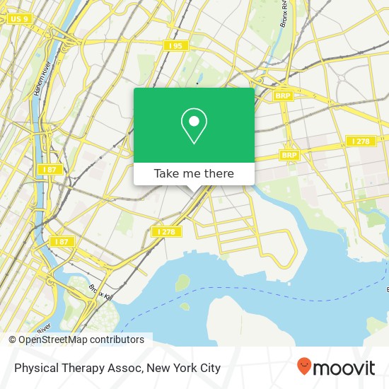 Mapa de Physical Therapy Assoc