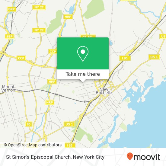 St Simon's Episcopal Church map