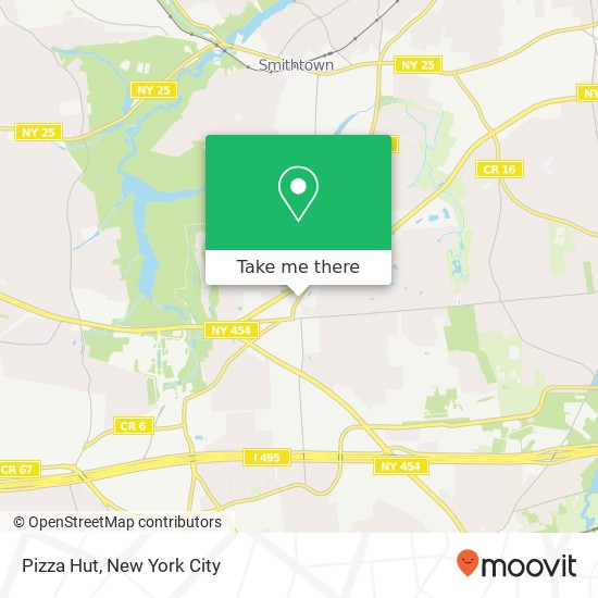 Pizza Hut map