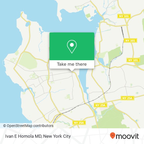 Ivan E Homola MD map