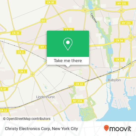 Christy Electronics Corp map