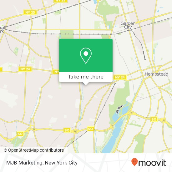 MJB Marketing map