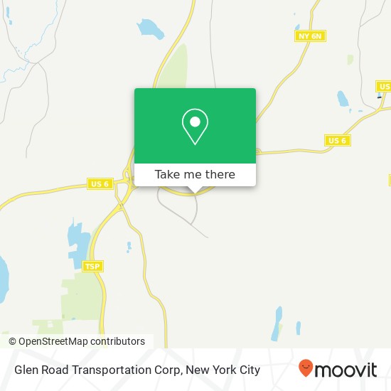 Glen Road Transportation Corp map