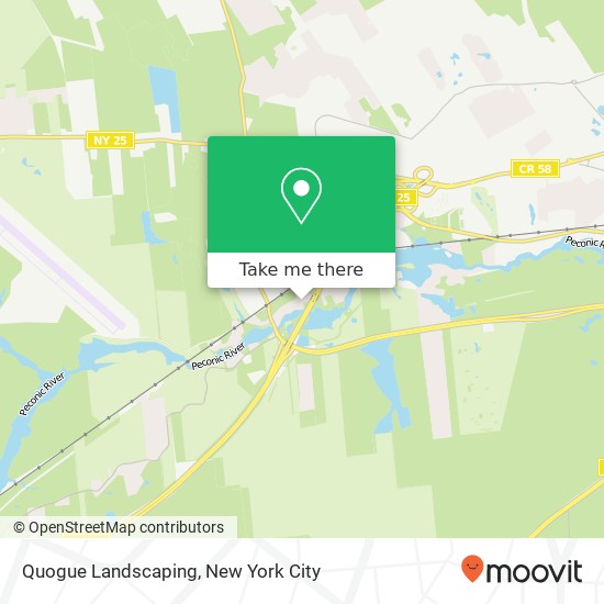 Quogue Landscaping map