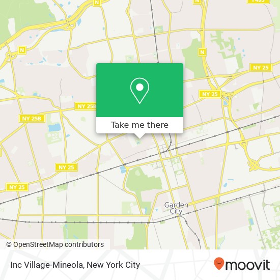 Inc Village-Mineola map