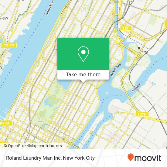 Roland Laundry Man Inc map