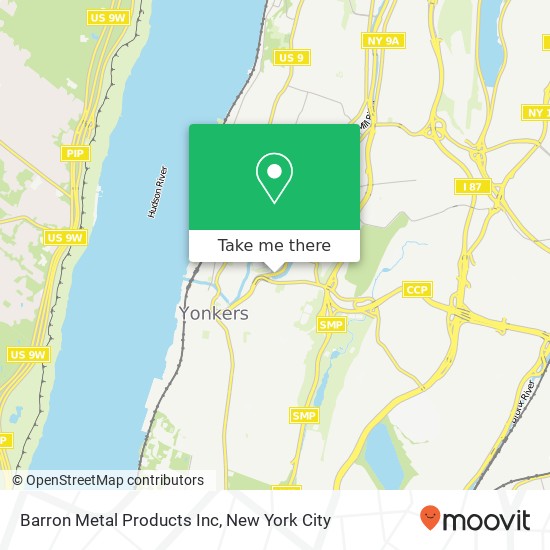 Barron Metal Products Inc map
