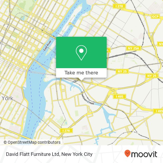 David Flatt Furniture Ltd map