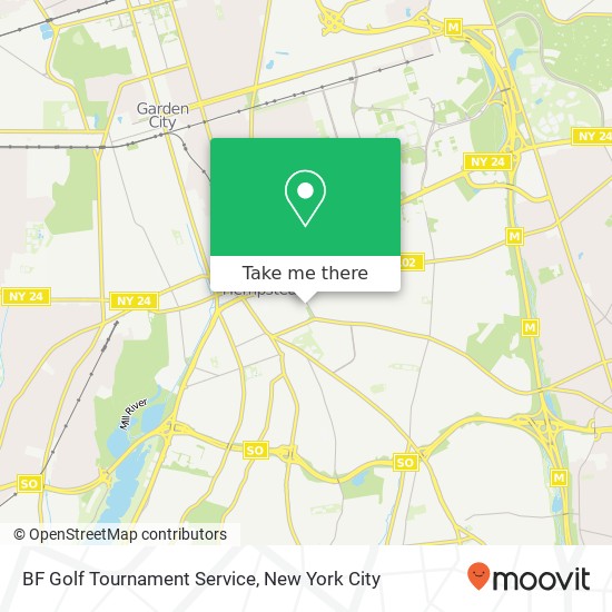 Mapa de BF Golf Tournament Service