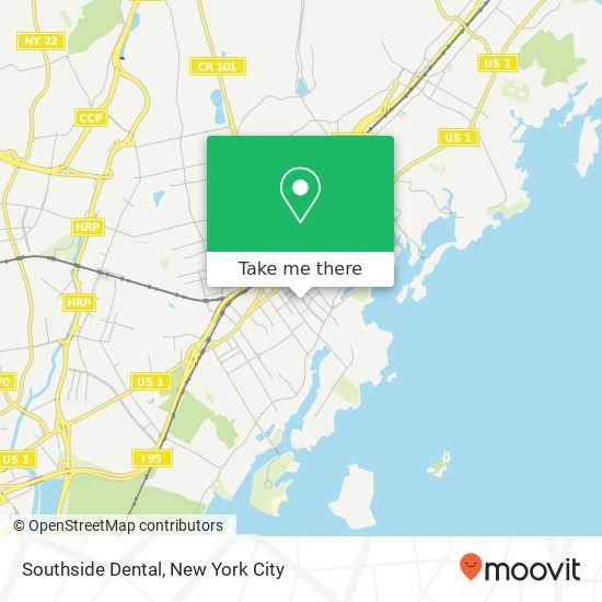 Southside Dental map