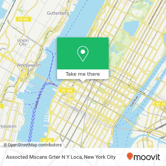 Assocted Mscans Grter N Y Loca map