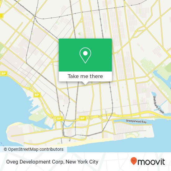 Oveg Development Corp map