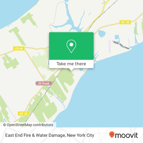 Mapa de East End Fire & Water Damage