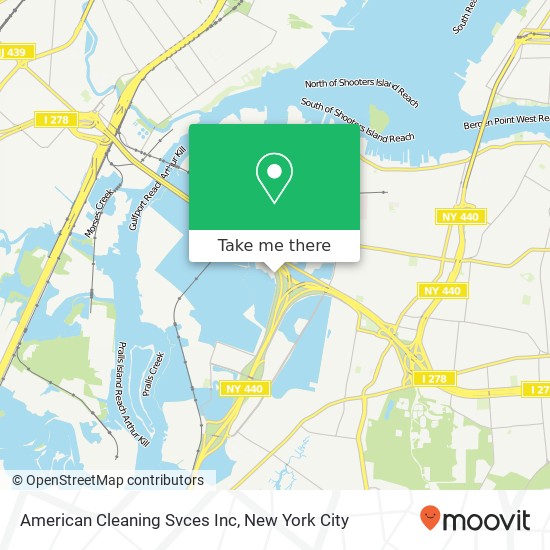 Mapa de American Cleaning Svces Inc