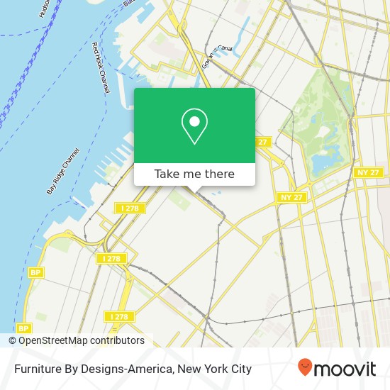 Mapa de Furniture By Designs-America