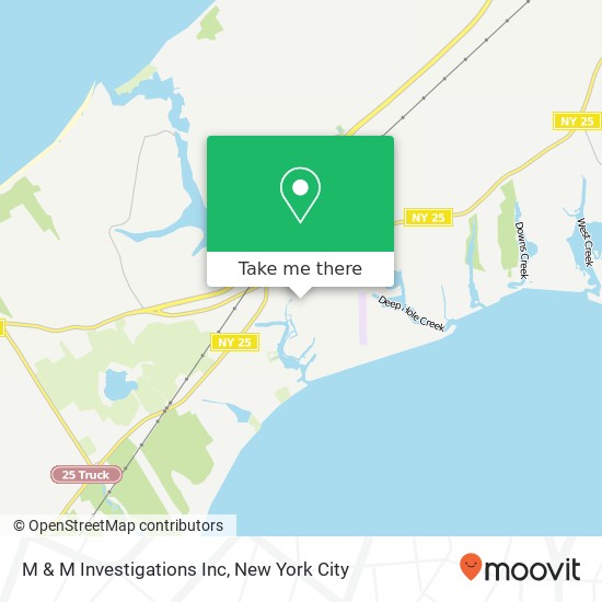M & M Investigations Inc map