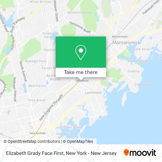 Mapa de Elizabeth Grady Face First