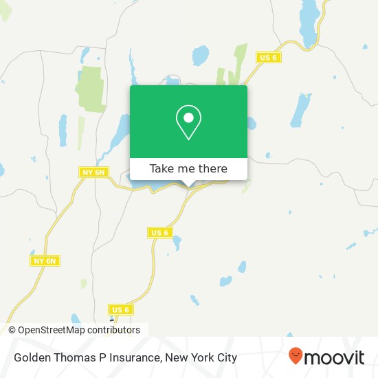 Golden Thomas P Insurance map