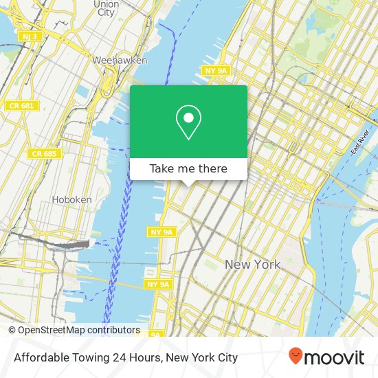 Mapa de Affordable Towing 24 Hours