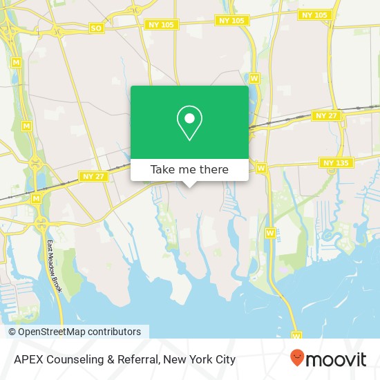Mapa de APEX Counseling & Referral