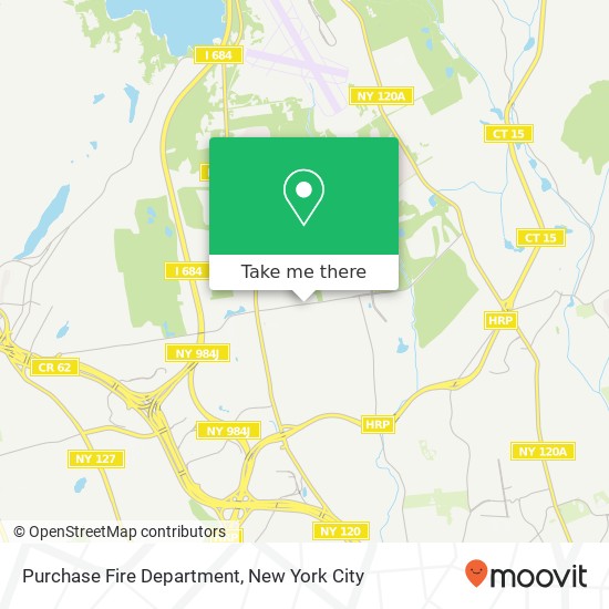 Purchase Fire Department map