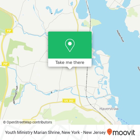 Youth Ministry Marian Shrine map