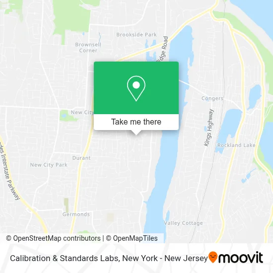 Calibration & Standards Labs map