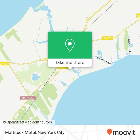 Mattituck Motel map