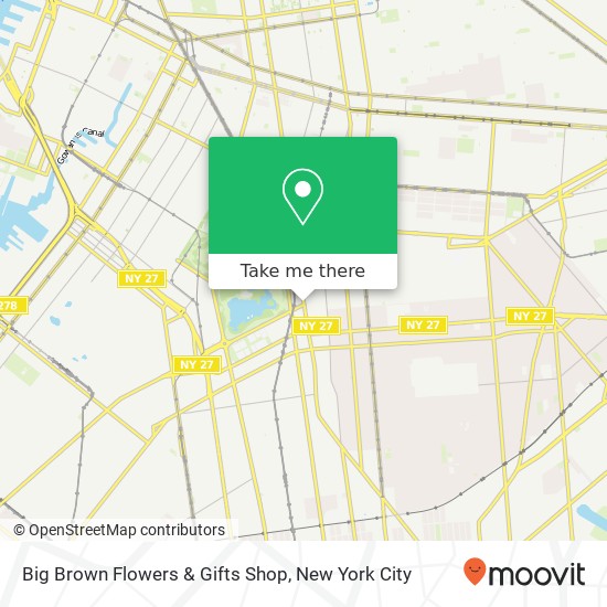 Big Brown Flowers & Gifts Shop map