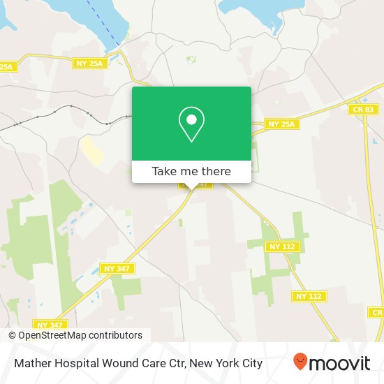 Mather Hospital Wound Care Ctr map